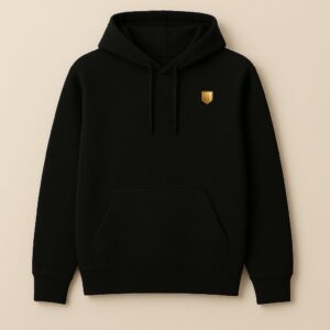 Urban Essential Black Hoodie – Premium Soft Cotton